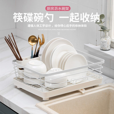 日系厨房水槽置物架碗架沥水架碗柜碗碟沥水篮晾放碗筷餐具1224w