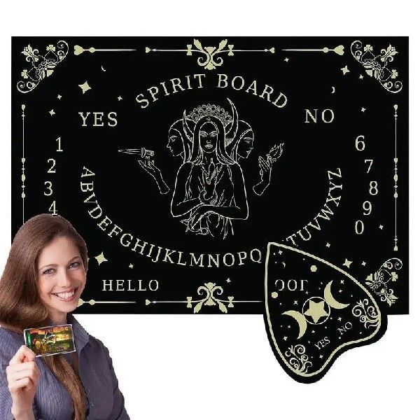 Witch Pendulum Board Magical Acrylic Ouija Board For