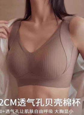 收副乳无痕内衣女调整型防下垂聚拢大胸显小提拉无钢圈大码文胸罩