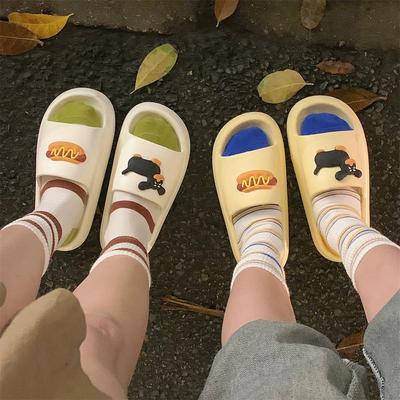 男女可爱ins卡通小狗拖鞋