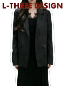 高级老钱风西装 特制浮雕纹 大女主 L3238 THREE