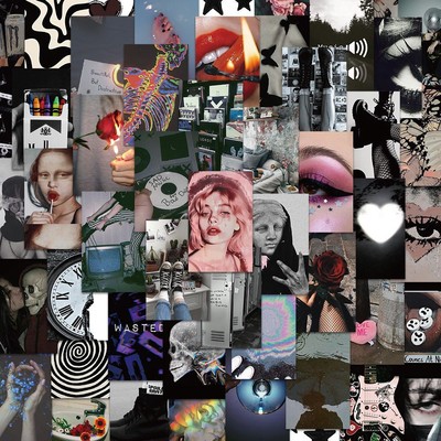 Grunge垃圾贴纸高颜值小众欧美风