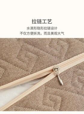 2024新e款床上三角靠枕无床头简约现代靠背垫可拆洗靠垫软包榻厂