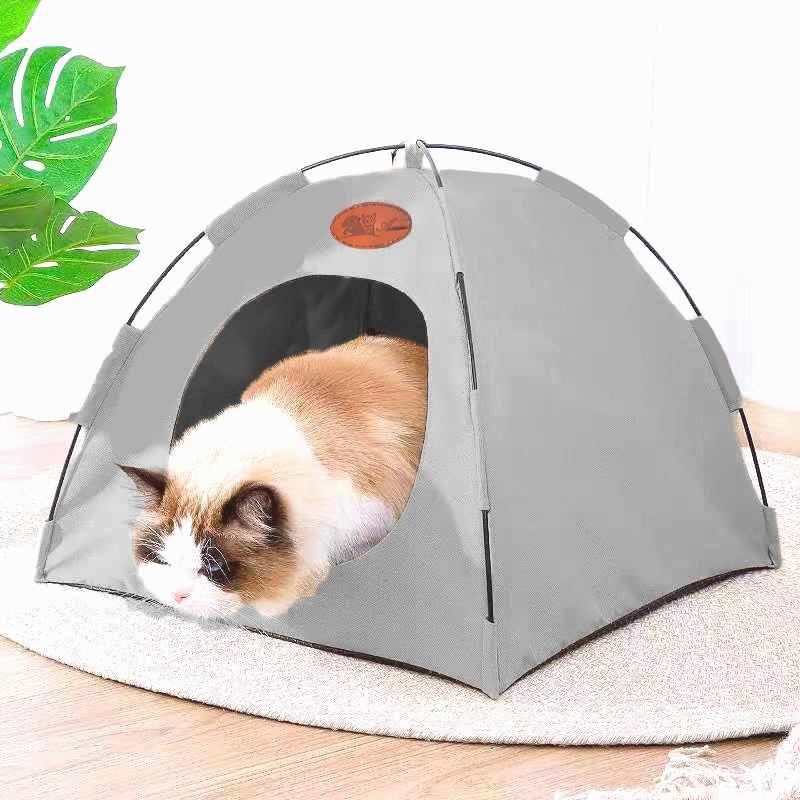 宠物帐篷方便简洁可折叠猫咪x露营帐篷半封闭户外猫帐篷猫窝狗窝