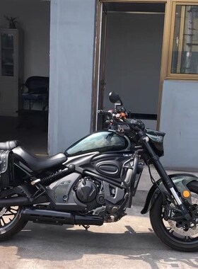 川崎小火神Vulcan S 650 VN650摩H枭500改装后尖弓 后靠背 后靠弓