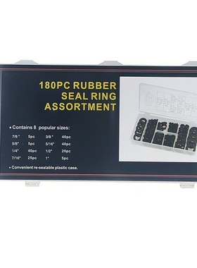 180PCS/BOX 1in -7/8in Rubber GrommFets 8 Popular Sizes Retai
