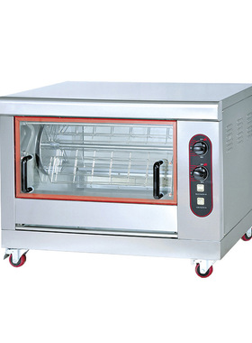 商用烤鸡炉 YXD-266/u268千麦台式自动旋转烤鸭炉烧烤炉烤红薯烤