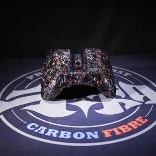 小牛电动车NXT改装锻造红箔碳纤维原厂前置U储物盒非水转印