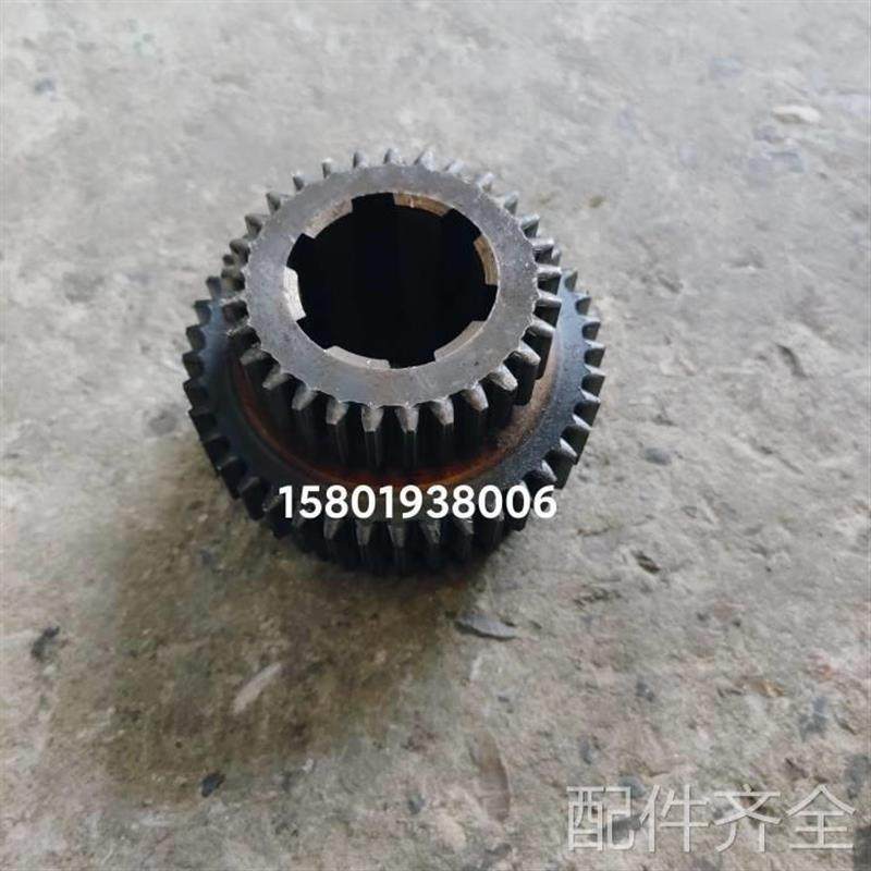 机床配件上海台重端面龙门铣床动力头配件三联齿轮z35/41/29花键6
