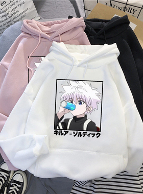 Hunter X fHunter Hoodies Sweatshirt Killua Zoldyck Kawaii An