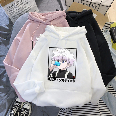 Hunter X fHunter Hoodies Sweatshirt Killua Zoldyck Kawaii An