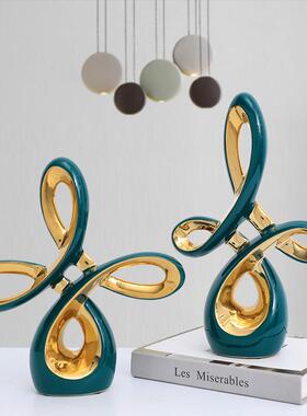 摆件客厅轻奢电视柜家居装饰酒柜现代玄关品创意高U档摆设简约乔