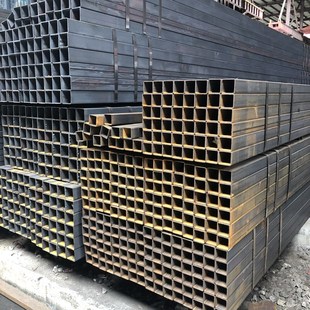 方管40x40x2热轧黑料铁方通Q235B薄壁L铁管钢材型材钢通可切割国