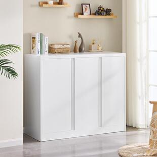 科飞亚阳台柜储物柜钢制家用铁皮柜防潮防晒户外收纳柜大容量鞋柜