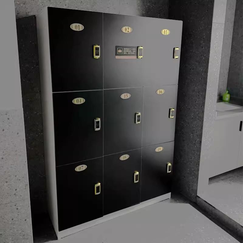 定制加大美容院瑜伽馆美发店员工柜储物柜更衣柜带锁书柜鞋柜木质