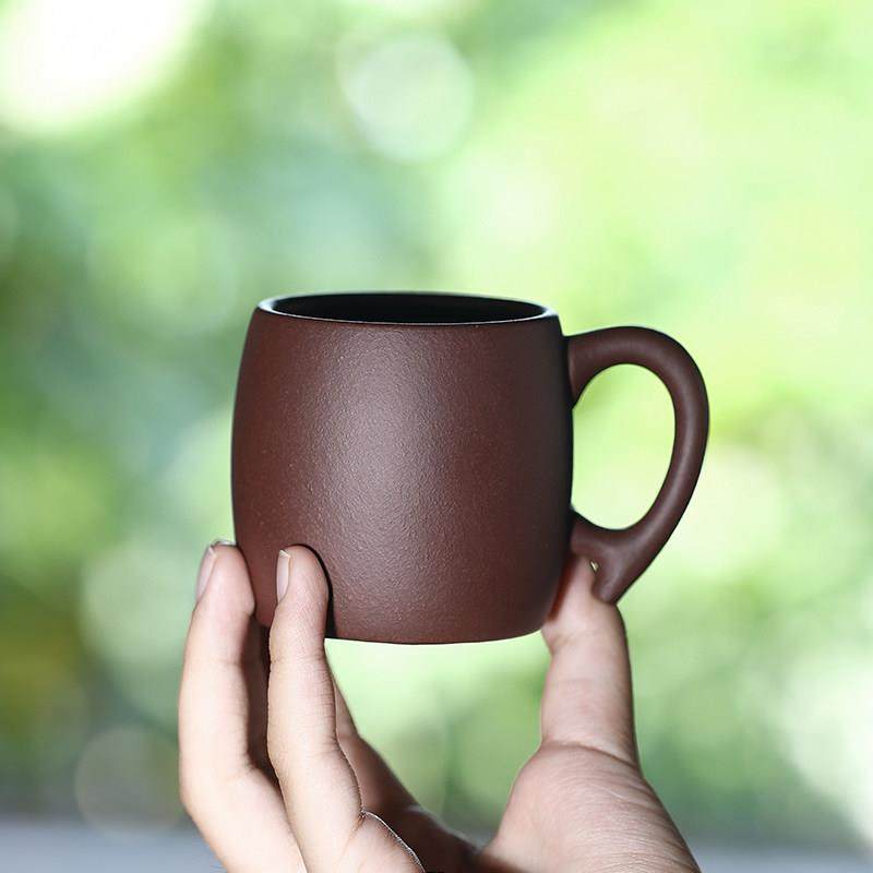 紫砂杯提把纯手工主人杯单杯紫泥紫砂杯子功夫茶具小口杯茶碗茶杯,餐饮具,茶杯,淘宝优惠券,粉丝福利购,淘宝优惠卷