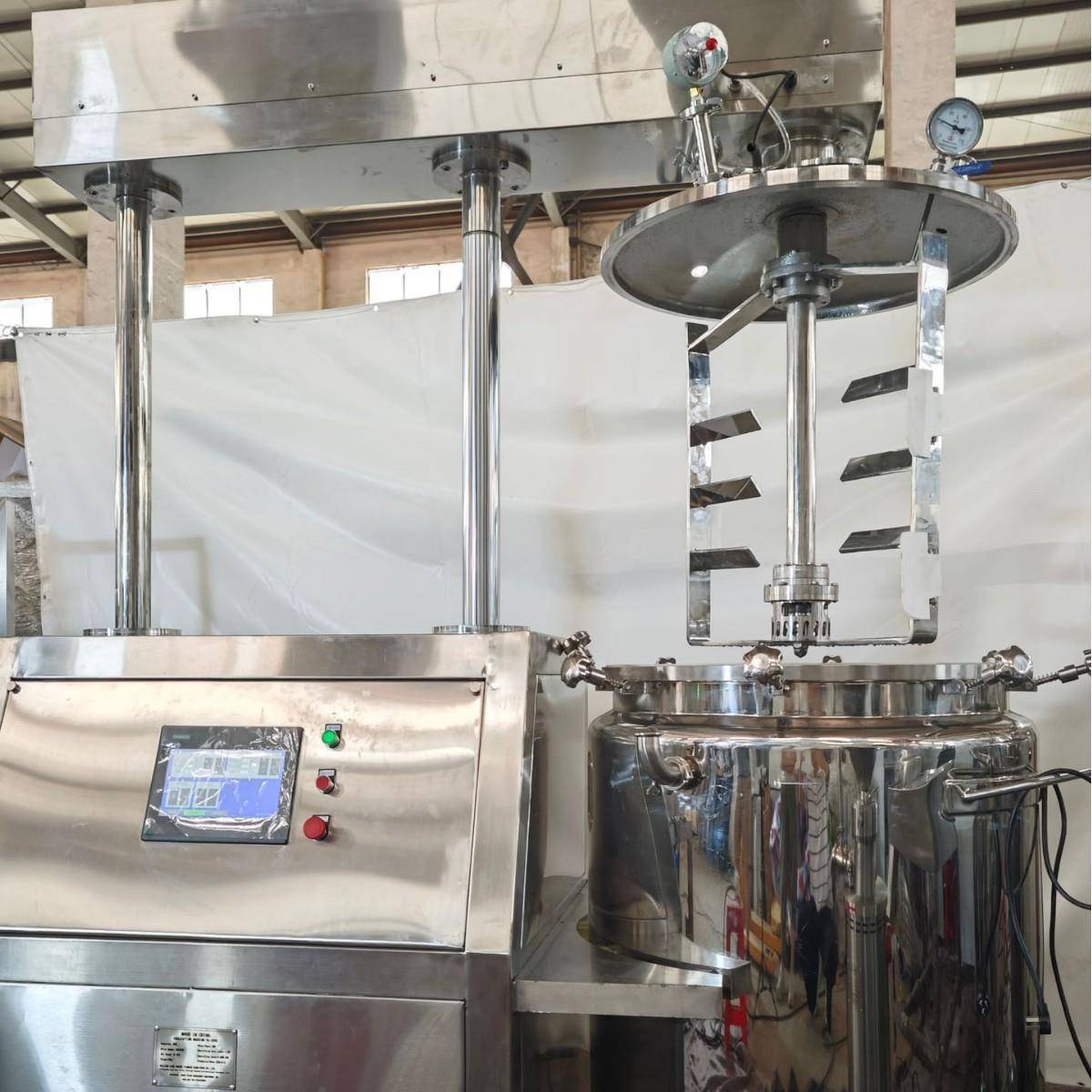 304真空乳化机均质机高剪切化妆品霜膏软化设备实验室用