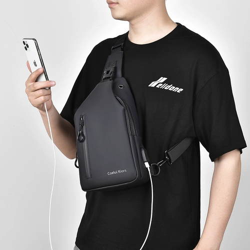 Нагрудная сумка для отдыха, сумка на одно плечо, трендовый мужской рюкзак