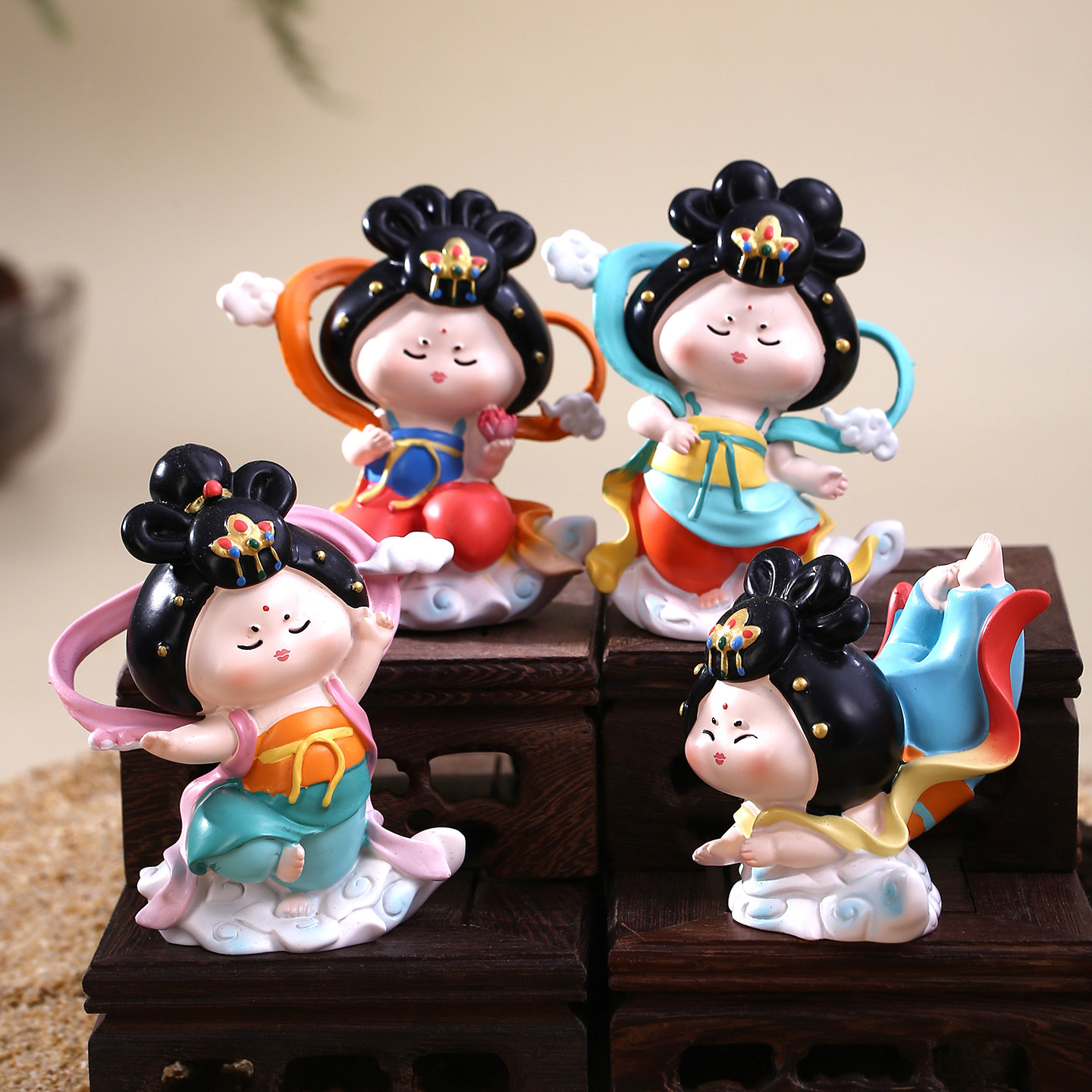 唐妞敦煌飞天文创盲盒摆件纪念品大西北甘肃特产旅游特色伴手礼物,家居饰品,装饰摆件,淘宝优惠券,粉丝福利购,淘宝优惠卷