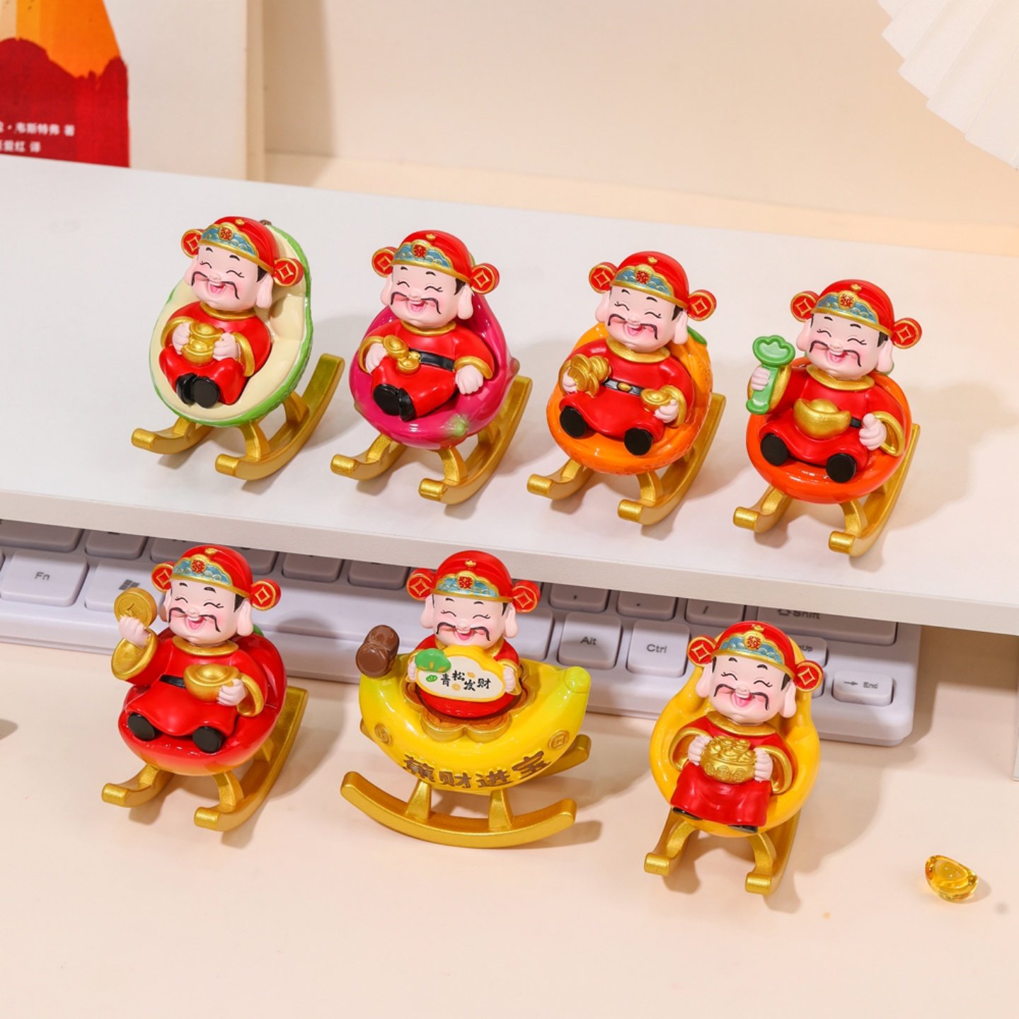 财神盲盒摆件工位桌面装饰财源滚滚2026新年礼物创意小礼品送同事,家居饰品,桌面摆件,淘宝优惠券,粉丝福利购,淘宝优惠卷