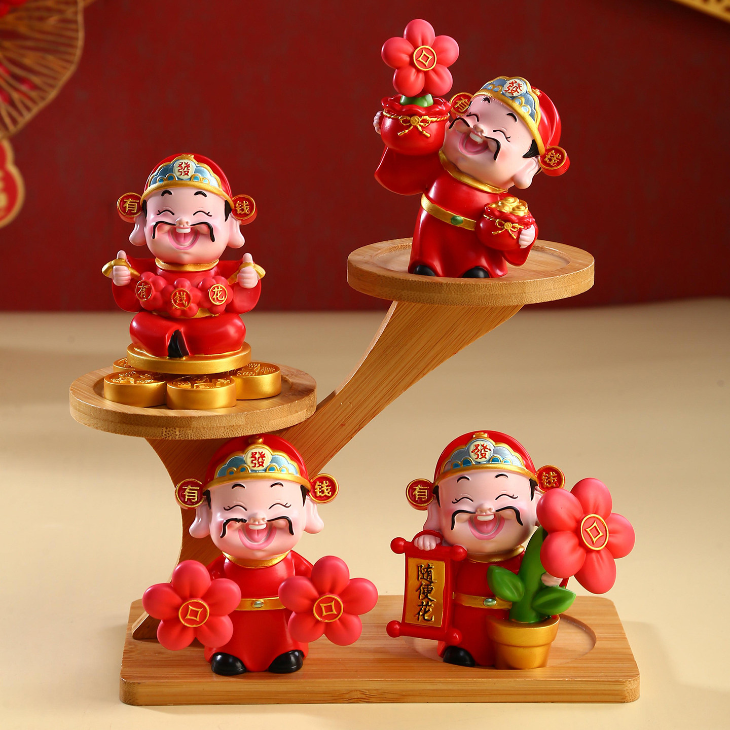 财神盲盒财神爷摆件春节桌面布置入户玄关装饰新年礼物创意小礼品,家居饰品,桌面摆件,淘宝优惠券,粉丝福利购,淘宝优惠卷