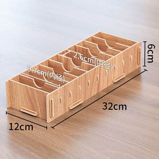 名片盒收纳盒大容量木质整理盒便签卡片文具架桌面办公创意橡
