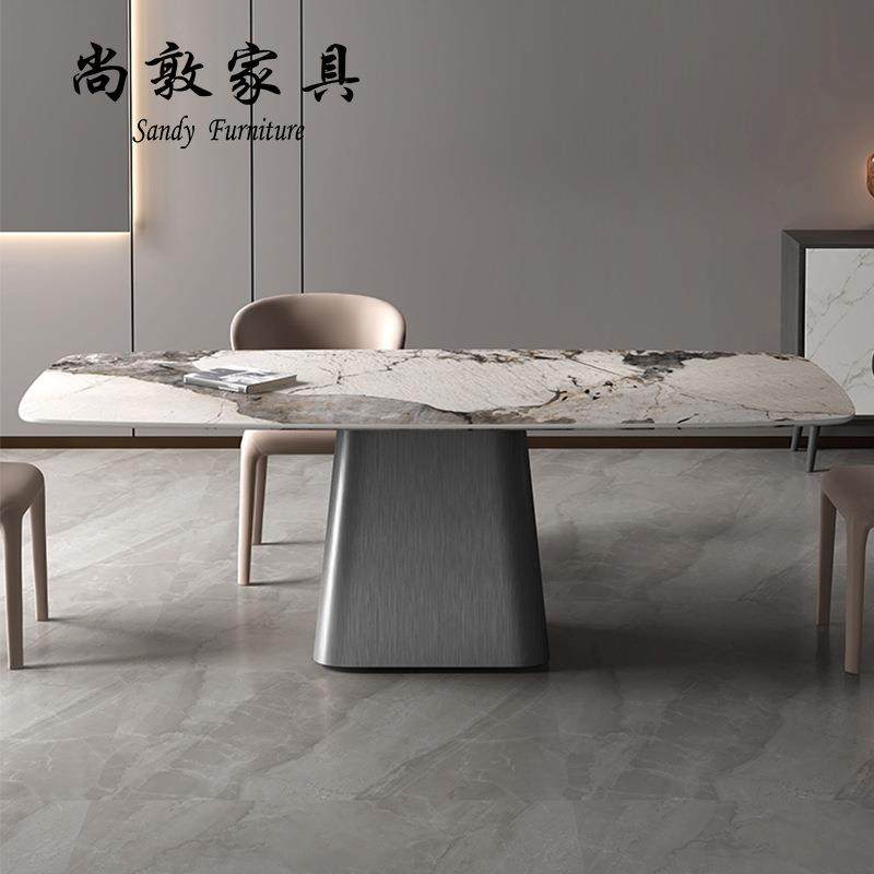 意式亮光岩板餐桌长方形 现代简约餐桌椅组合轻奢不锈钢家用饭桌,鲜花速递/花卉仿真/绿植园艺,割草机/草坪机,淘宝优惠券,粉丝福利购,淘宝优惠卷