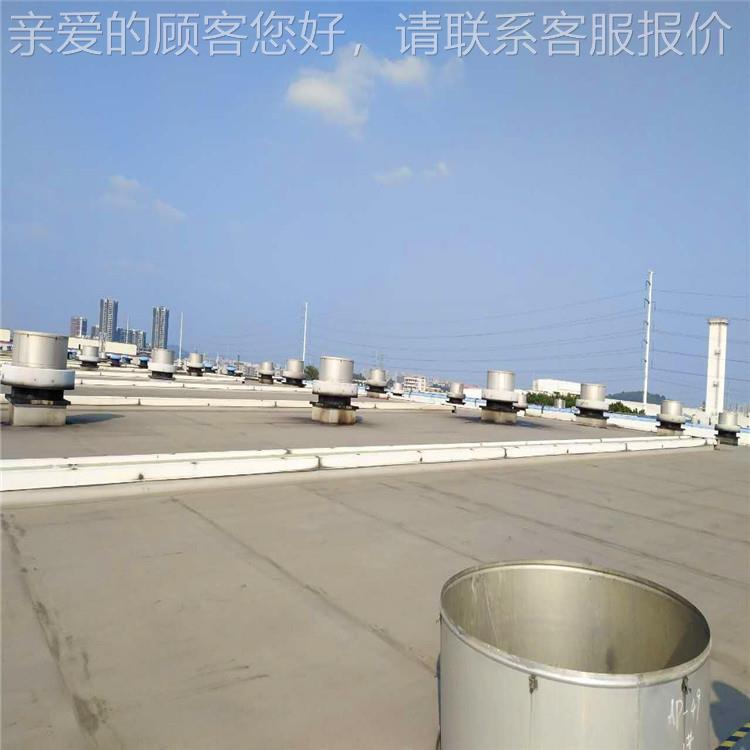 全铝制屋顶离心风机RTC-1000-8p-7.5kw楼顶安装现场实物拍摄