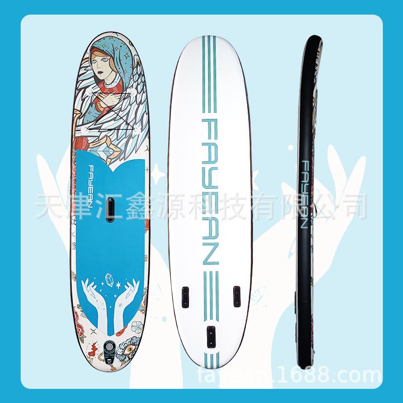 动力冲浪板充气竞速桨板浆板水上帆板户外用品瑜伽划水板厂家