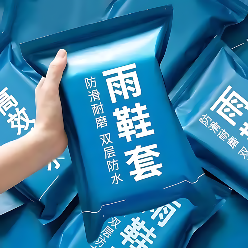 一次性雨鞋套加厚耐磨防滑防水鞋套防雨便携室外防水套长筒鞋套