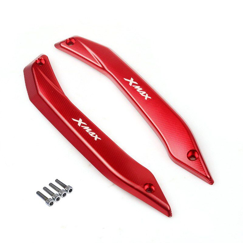 适用雅马哈XMAX300改装挡风玻璃装饰条xmax2P50风挡固定安装码配