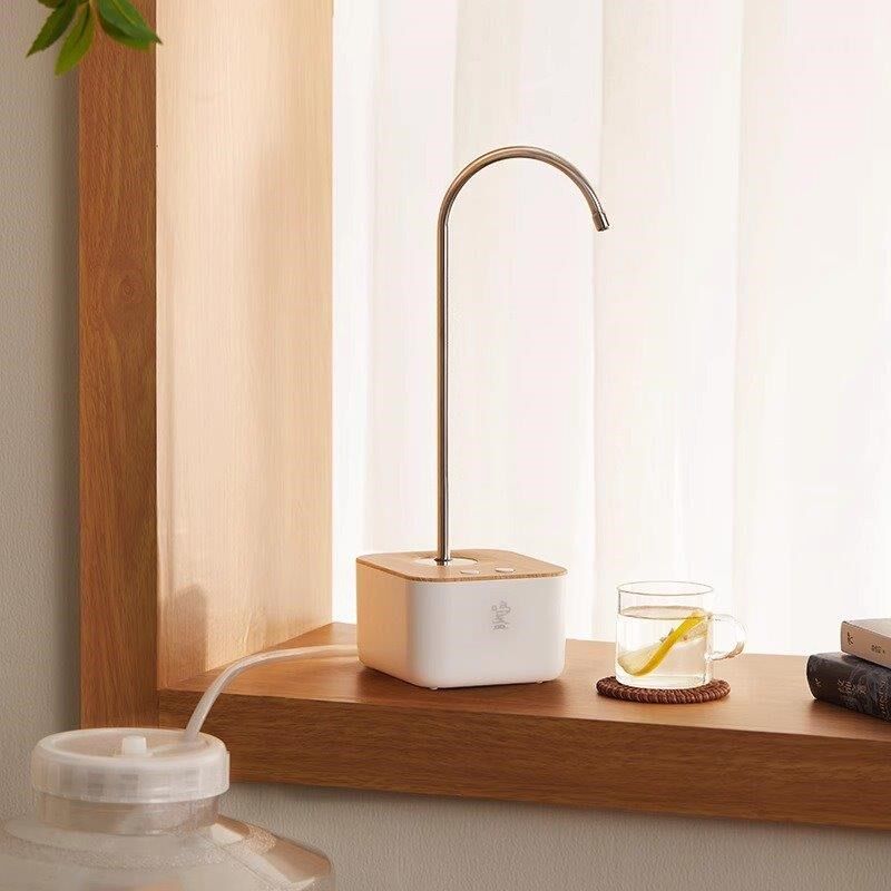 鸣盏自动上水器桶装水电动抽水器桌F面饮用水大桶水饮水机出水器