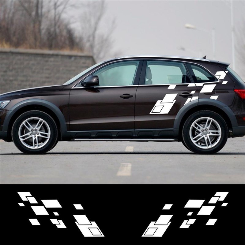 适用于奥迪dA3A4A6A5A7A8Q5Q7Q3车身贴纸拉花车贴改装