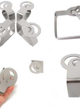 极速10 Pcs Stanless Steel Table Cloth ClKp Promenade Round T