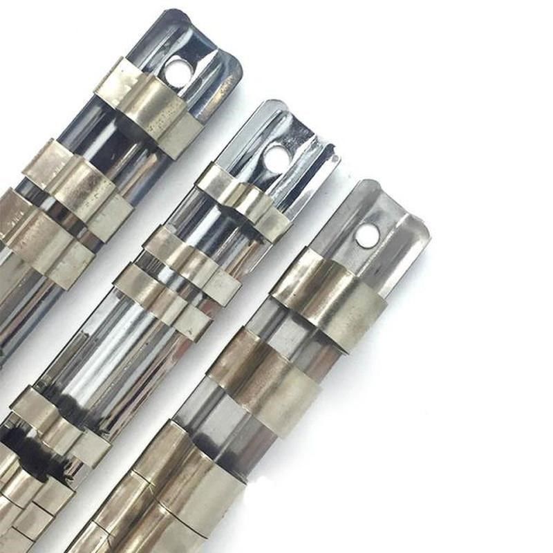 3Pcs/set Carbon Steel 8 Socket Rack StorageO Divider Rail Tr