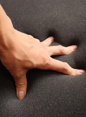 上柯 W1c481 海绵软包装填充防震内衬海绵垫 黑色 200*150*1厘米