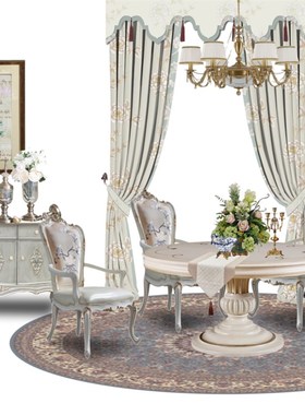 窗帘面料布料JvY119牡丹6色可选