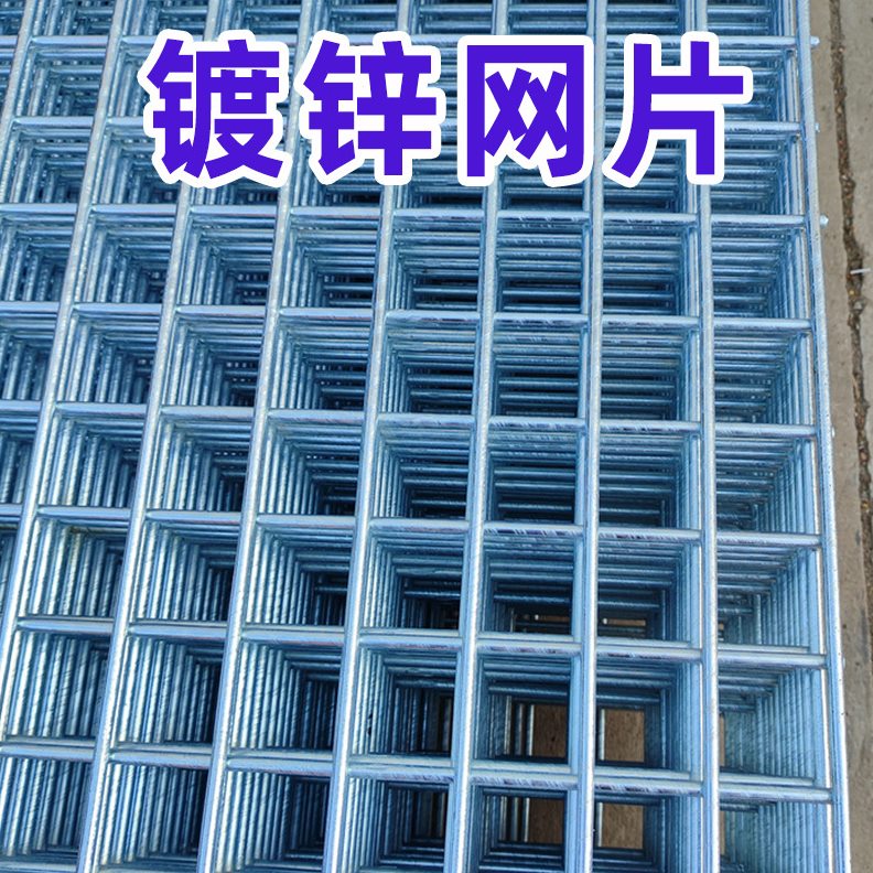 钢筋镀锌网片加粗围栏方格片狗笼底网养殖建筑防护隔离小孔铁网片