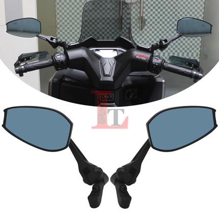 适用无极SR4MAX SR150GT SR250GIT改装广角蓝玻璃防炫目反光后视