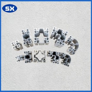 厂家供应 EF6630R国标工业铝型材60 60E圆弧形电泳铝合金型材