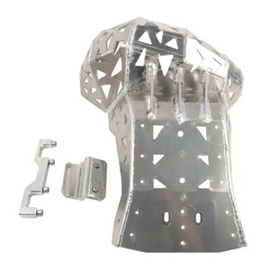 适用KTM EXC250o/300恒舰Z300两冲发动机铝合金护底板排气管保护