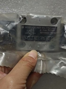 Pleiger普莱格电磁阀WDFFA06-AB3-1/QX-T13Z5-46
