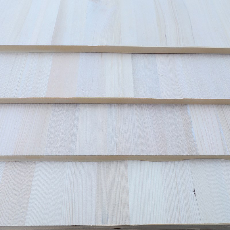 北美材铁杉直拼板杉木直拼板实木板家具板T衣柜家具装修板