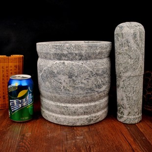 超大号石臼 天然青石捣蒜器压z蒜器剥蒜器捣蒜泥五谷杂粮特蒜臼子