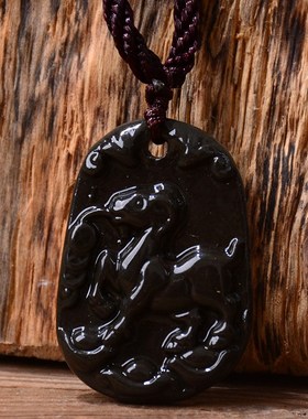 随身佩戴白鼠陶瓷k生肖吊坠男女项炼属相开运动物吉祥物招财风水