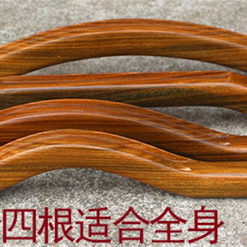 精品香绿檀木擀筋棒檀香木赶筋棒美容院刮痧棒P家用按摩通用干筋