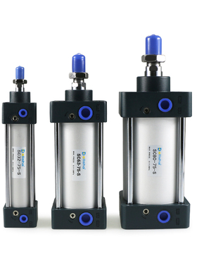 气缸SC小型标准缸气j动元件 SC40*25X50X75X100XM125150X200S带