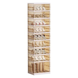 鞋盒收纳盒透明鞋子收纳神器省空间鞋架子M收纳盒鞋柜靴子收纳家