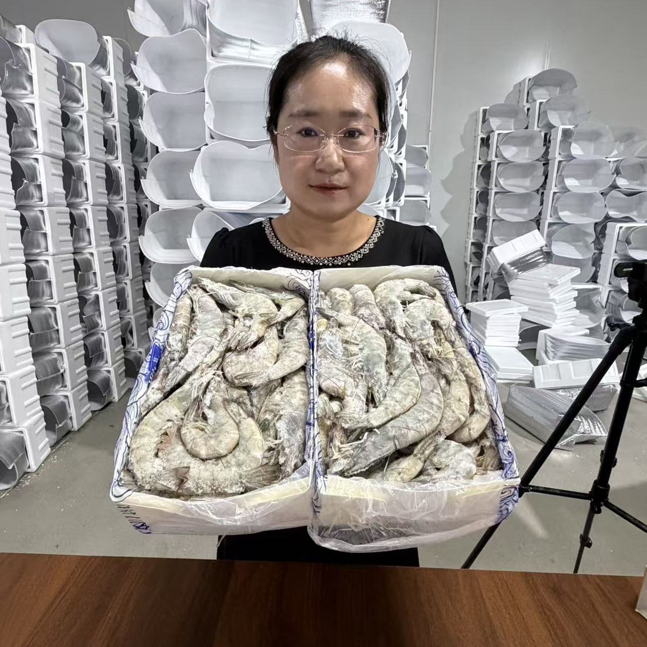 大虾30-40厄瓜多尔原装进口盐冻大虾净重三斤顺丰包邮海水大虾