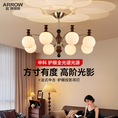 箭牌眼卫士复古客厅吊灯护眼智能